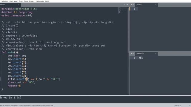 Set,Multiset và Unordered_set trong thư viện STL của C++. смотреть онлайн