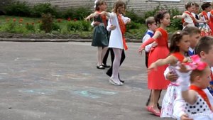 Выпускной вальс 4"Б" класса Первомайской школы