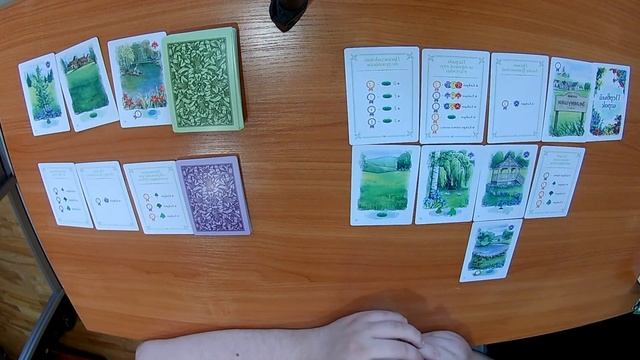 Обзор и лэтсплей настольной игры "Зелёная деревня".
