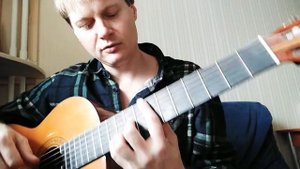 Ля мажор гамма в 5 позициях на гитаре