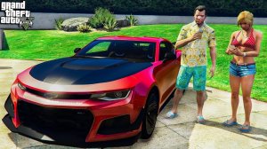 МАЙКЛ ПОДАРИЛ ТРЕЙСИ МАШИНУ CHEVROLET CAMARO РЕАЛЬНАЯ ЖИЗНЬ ГТА 5 МОДЫ! ОБЗОР МОДА В GTA 5! ГТА ИГРЫ