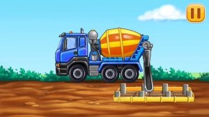 Мультик Собираем бетономешалку.