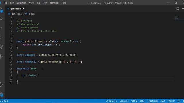 Generics in Typescript | Typescript Tutorial | DotNetCrunch