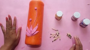 BOTTLE ART | SIMPLE BOTTLE CRAFT | CRAFT VILLAGE