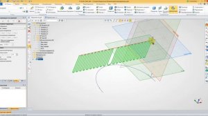 Деформация по кривой в T-FLEX CAD (змеевик водонагревателя)