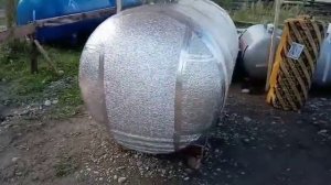 Утепление газгольдера. 3 этап.