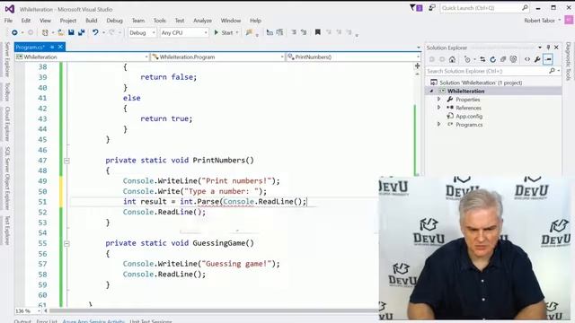 C# Fundamentals for Absolute Beginners  11 While Iteration Statement