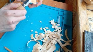 Резьба ложки двумя резцами с aliexpress