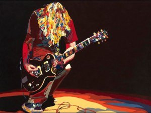 Eccentric guitar solo