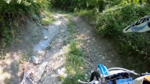 Питбайк BSE 125. Подъем на гору 820м