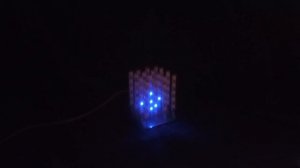 LED куб на cветодиодной ленте WS2812B