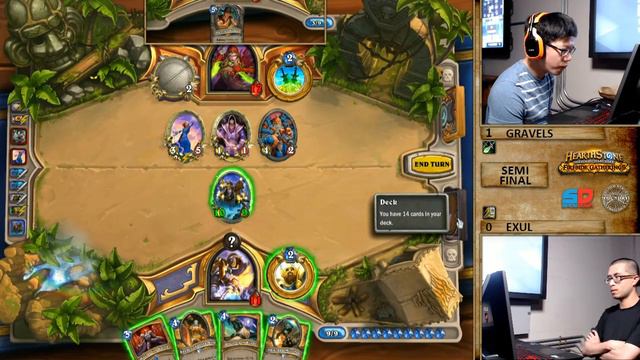 Hearthstone Fireside Gathering Tournament #8 - Semi Final: Exul vs Gravels смотреть онлайн