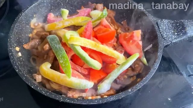 Мясо по-тайский. Мясо с овощами в соевом соусе. Легкий рецепт. смотреть онлайн