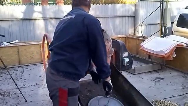 Гараж из арболита.Состав,замес арболита. смотреть онлайн