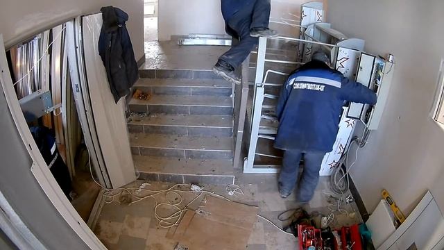 Монтаж инвалидного подъёмника "Турбомаш ПВИ 220"