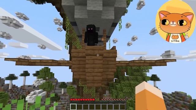 Симба в МАЙНКРАФТЕ играет в Jumper Cat! (или нет...)
