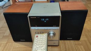 музыкальный центр Panasonic в работе