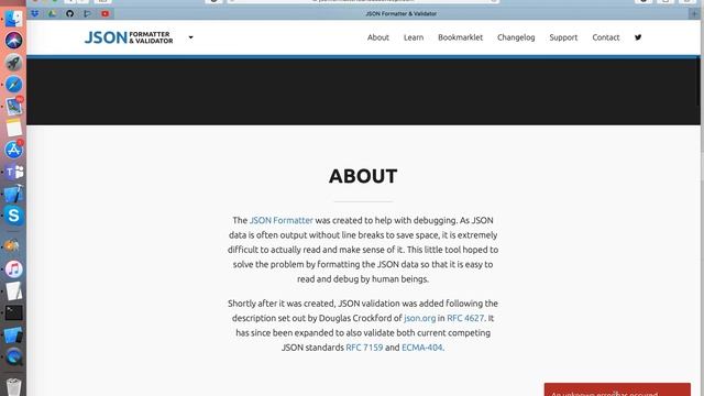 Invalid Json from websocket