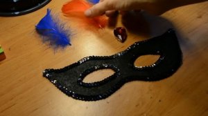 DIY Шикарная карнавальная маска своими руками / Mask of felt