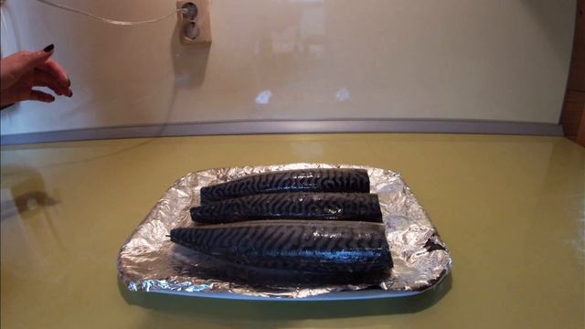 Сочная скумбрия на гриле Скумбрия