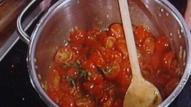 Рыбная лазанья с оливками