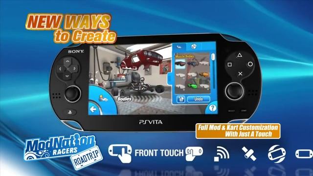 ModNation Racers Road Trip-PS Vita смотреть онлайн