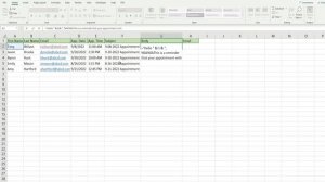 Excel Send Emails from Spreadsheet