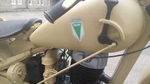 Немецкий военный мотоцикл DKW 720
