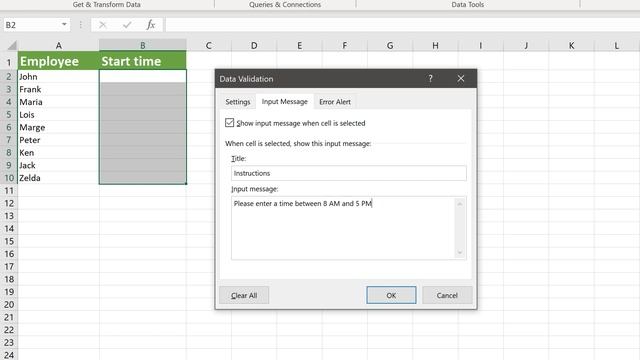 How to apply data validation to cells in Microsoft Excel смотреть онлайн