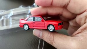 BMW M3 E30 Mini GT diecast model 1:64 unboxing
