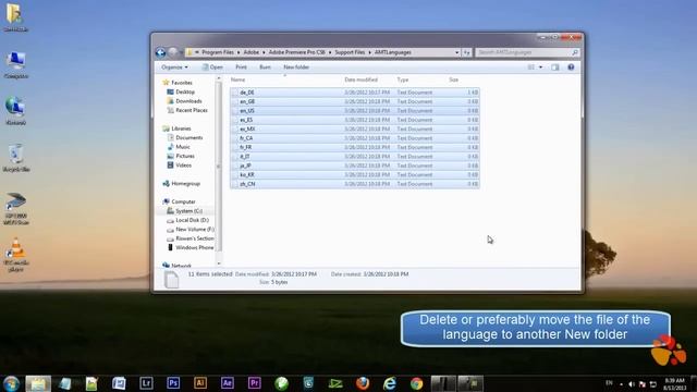 How to change language in adobe Premiere Pro CS6 (Any language to English) смотреть онлайн
