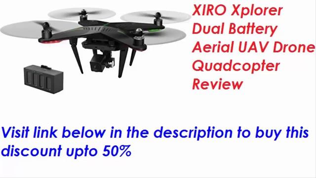 XIRO Xplorer Dual Battery Aerial UAV Drone Quadcopter Review