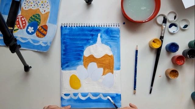 Пасха. Урок по рисованию для глухих детей