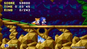 Sonic Delta Reloaded - New zone transitions (07/06/2023) | ✪ Sonic Hack
