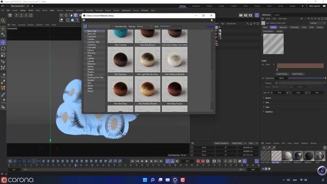 Create Hair For Teddy Bear Model - Corona Render - Cinema 4D смотреть онлайн