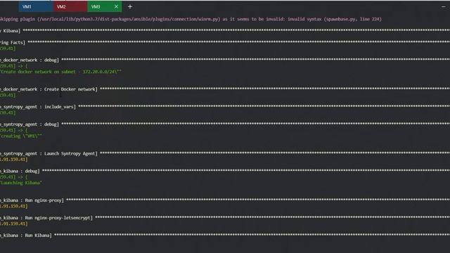 SyntropyStack ANSIBLE ElasticSearch Kibana Fluentd LOG2 AUT1 смотреть онлайн