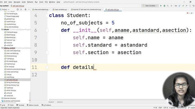 Advance python EP:02 self and init (constructors) | python programming | object oriented programmin