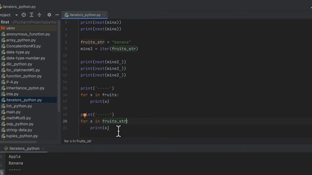 learn Python for   Beginners,Iterators in Python #20