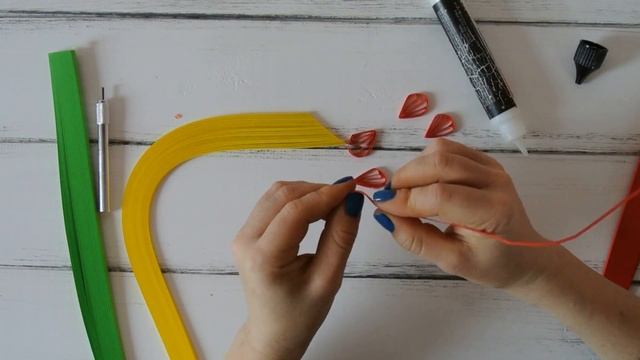 Хаскинг-квиллинг, петельчатый квиллинг: Как сделать простой цветок в технике квиллинг смотреть онлайн