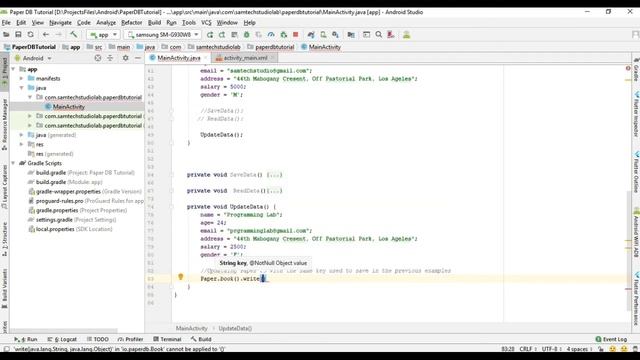 CRUD with Paper DB Part 4