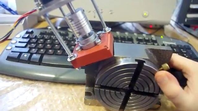 Поворотный стол, 4-я координата для ЧПУ станка смотреть онлайн