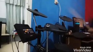 COVER DRUM YAMAHA DTX 450 SYSTEM OF A DOWN TOXICITY