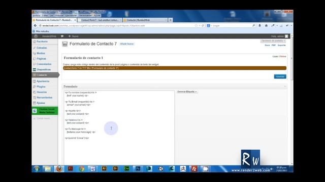Crear y Configurar Formulario de Contacto en Wordpress смотреть онлайн