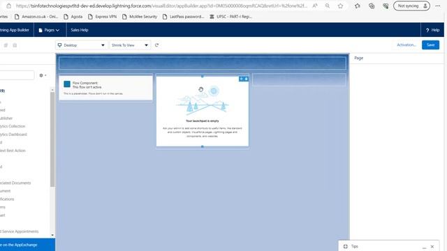 How to Remove App Page in Salesforce Lightning Builder смотреть онлайн
