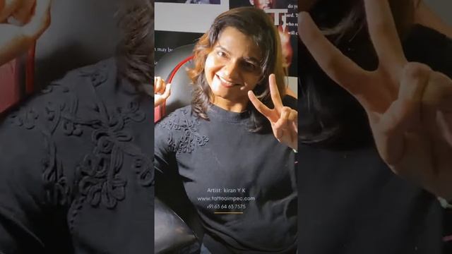 Fine line Unalome Tattoo @Tattooimpec Mysore смотреть онлайн