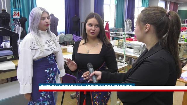Студентки  ХГУ создали собственную коллекцию одежды в национальном стиле