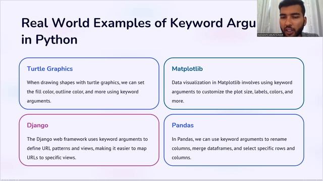 KEYWORD ARGUMENTS IN PYTHON