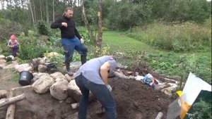 Как Построить  Альпийскую Горку из Камней-Жизнь в Деревне