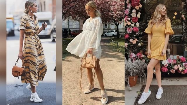 ?ПЛАТЬЕ С КРОССОВКАМИ? СТИЛЬНОЕ И УДОБНОЕ СОЧЕТАНИЕ/ ИДЕИ МОДНЫХ ОБРАЗОВ С КРОССОВКАМИ И КЕДАМИ