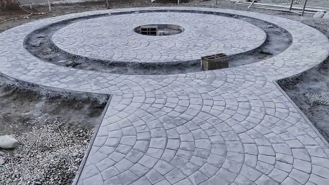 Печатный бетон в АБХАЗИИ смотреть онлайн